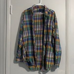 Ralph Lauren Blake  Button down plaid shirt